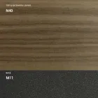 Konsolë e zgjatur 150 cm në Metal dhe Melaminë Prodhuar në Itali - Flap Viadurini