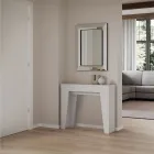 Konsolë e zgjerueshme deri në 181 cm në esencë melamine Prodhuar në Itali - Castello Viadurini