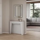 Konsolë e zgjatur deri në 211 cm në melaminë në thelb Made in Italy - Incantesimo Viadurini