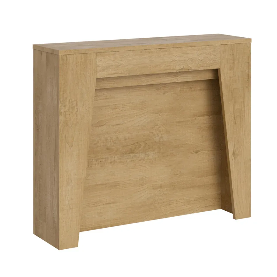 Konsolë e zgjatur deri në 211 cm në melaminë në thelb Made in Italy - Incantesimo Viadurini