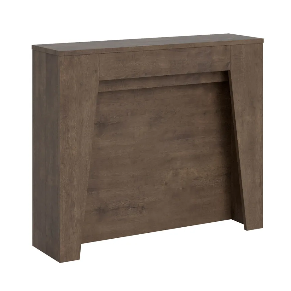 Konsolë e zgjatur deri në 211 cm në melamine në thelb Made in Italy - Incantesimo Viadurini