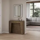 Konsolë e zgjatur deri në 211 cm në melaminë në thelb Made in Italy - Incantesimo Viadurini