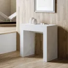 Konsolë e zgjerueshme deri në 299 cm me zgjatime të brendshme Made in Italy - Hourglass Viadurini