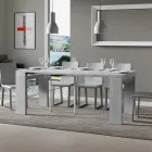 Konsolë e zgjerueshme deri në 300 cm me mbështetje me 2 këmbë, Made in Italy - Phantom Viadurini