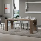 Konsolë e zgjerueshme deri në 300 cm me mbështetje me 2 këmbë, Made in Italy - Phantom Viadurini