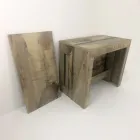 Konsola e zgjatur deri në 300 cm nga hyrja ose dhoma e ndenjes në dru - Katharina Viadurini