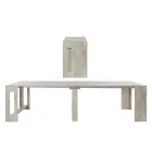 Konsola e zgjatur deri në 300 cm nga hyrja ose dhoma e ndenjes në dru - Katharina Viadurini