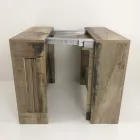 Konsola e zgjatur deri në 300 cm nga hyrja ose dhoma e ndenjes në dru - Katharina Viadurini