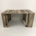 Konsola e zgjatur deri në 300 cm nga hyrja ose dhoma e ndenjes në dru - Katharina Viadurini