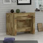 Konsola e zgjatur deri në 300 cm nga hyrja ose dhoma e ndenjes në dru - Katharina Viadurini