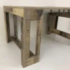 Konsola e zgjatur deri në 300 cm nga hyrja ose dhoma e ndenjes në dru - Katharina Viadurini