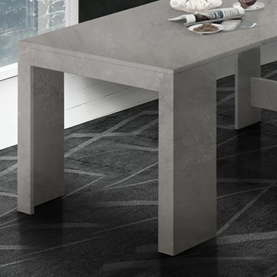 Konsola e zgjatur deri në 300 cm nga hyrja ose dhoma e ndenjes në dru - Katharina Viadurini