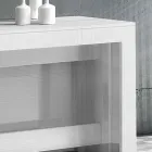 Konsola e zgjatur deri në 300 cm nga hyrja ose dhoma e ndenjes në dru - Katharina Viadurini