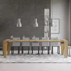 Konsolë e zgjatur deri në 300 cm në dru Prodhuar në Itali - Throne Viadurini