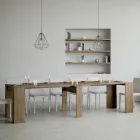 Konsolë e zgjerueshme deri në 308 cm me mbështetje qendrore Made in Italy - Oracle Viadurini