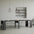 Konsolë e zgjerueshme deri në 308 cm me mbështetje qendrore Made in Italy - Oracle Viadurini