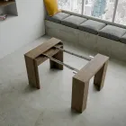 Konsolë e zgjerueshme deri në 308 cm me mbështetje qendrore Made in Italy - Oracle Viadurini