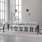 Konsolë e zgjerueshme me këmbë moderne hekuri Prodhuar në Itali - Palazzo Viadurini