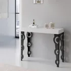 Konsolë e zgjerueshme me këmbë moderne hekuri Prodhuar në Itali - Palazzo Viadurini