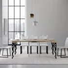 Konsolë e zgjerueshme me këmbë moderne hekuri Prodhuar në Itali - Palazzo Viadurini