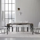 Konsolë e zgjerueshme me këmbë moderne hekuri Prodhuar në Itali - Palazzo Viadurini