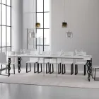 Konsolë e zgjerueshme me këmbë moderne hekuri Prodhuar në Itali - Palazzo Viadurini