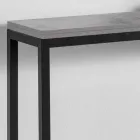 Konsolë e zgjatshme me majë në Melamine dhe Bazë në Metal të Pikturuar - Adino Viadurini