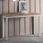 Konsolë e zgjatshme me majë në Melamine dhe Bazë në Metal të Pikturuar - Adino Viadurini