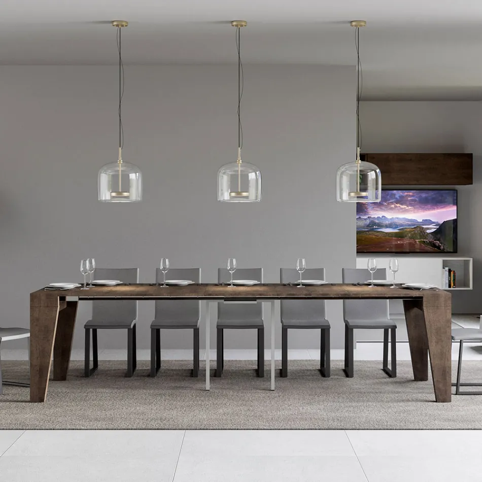 Konsola e zgjerueshme e disponueshme në 2 madhësi të ndryshme Made in Italy - Grifone Viadurini