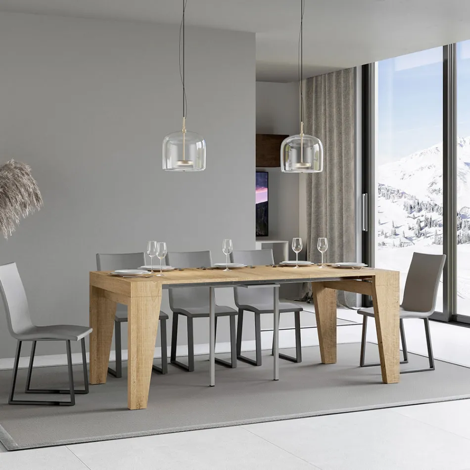 Konsola e zgjerueshme e disponueshme në 2 madhësi të ndryshme Made in Italy - Grifone Viadurini