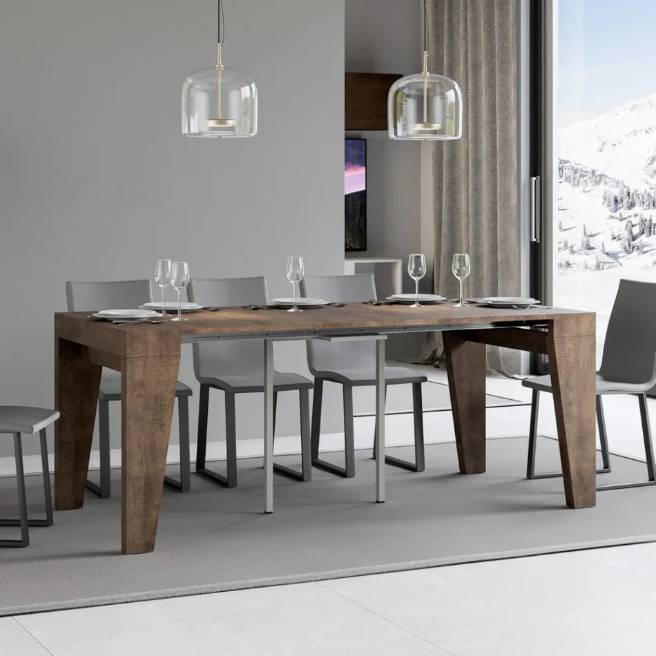 Konsola e zgjerueshme e disponueshme në 2 madhësi të ndryshme Made in Italy - Grifone Viadurini