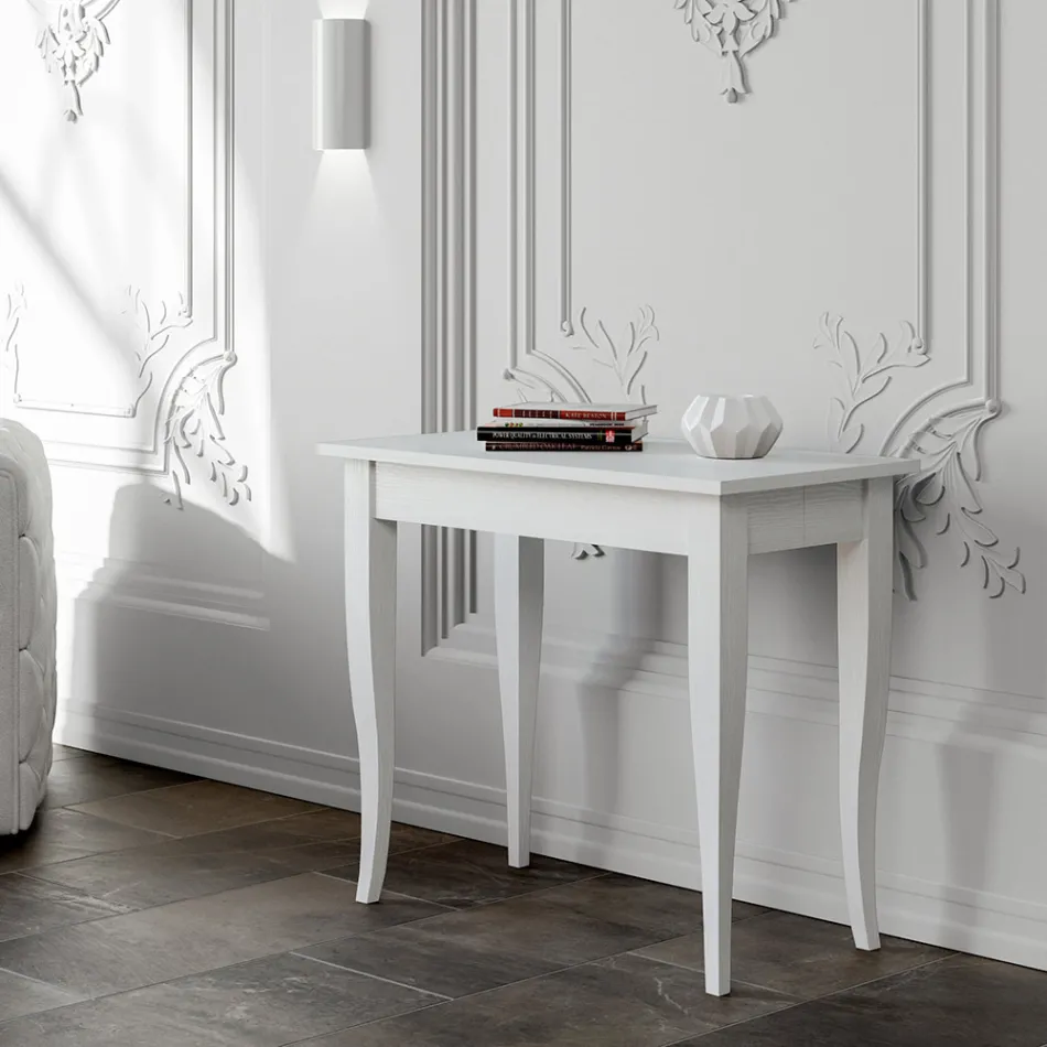 Konsola e zgjerueshme prej arrës ose hirit të bardhë Prodhuar në Itali - Folletto Viadurini