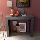 Konsolë e zgjatshme Deri në 290 cm me majë druri të prodhuar në Itali - Seregno Viadurini