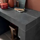 Konsolë e zgjatshme Deri në 290 cm me majë druri të prodhuar në Itali - Seregno Viadurini