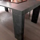 Konsolë e zgjatshme Deri në 290 cm me majë druri të prodhuar në Itali - Seregno Viadurini