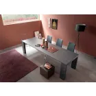 Konsolë e zgjatshme Deri në 290 cm me majë druri të prodhuar në Itali - Seregno Viadurini