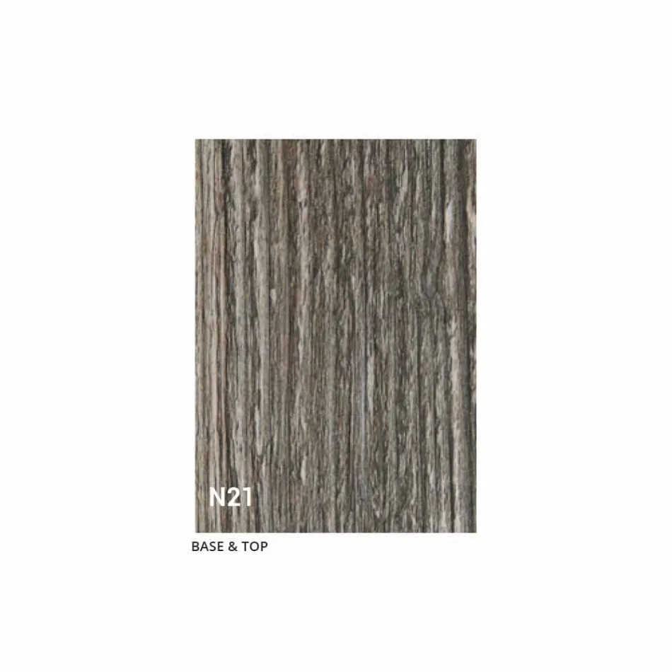 Konsolë e zgjatshme Deri në 290 cm me majë druri të prodhuar në Itali - Seregno Viadurini