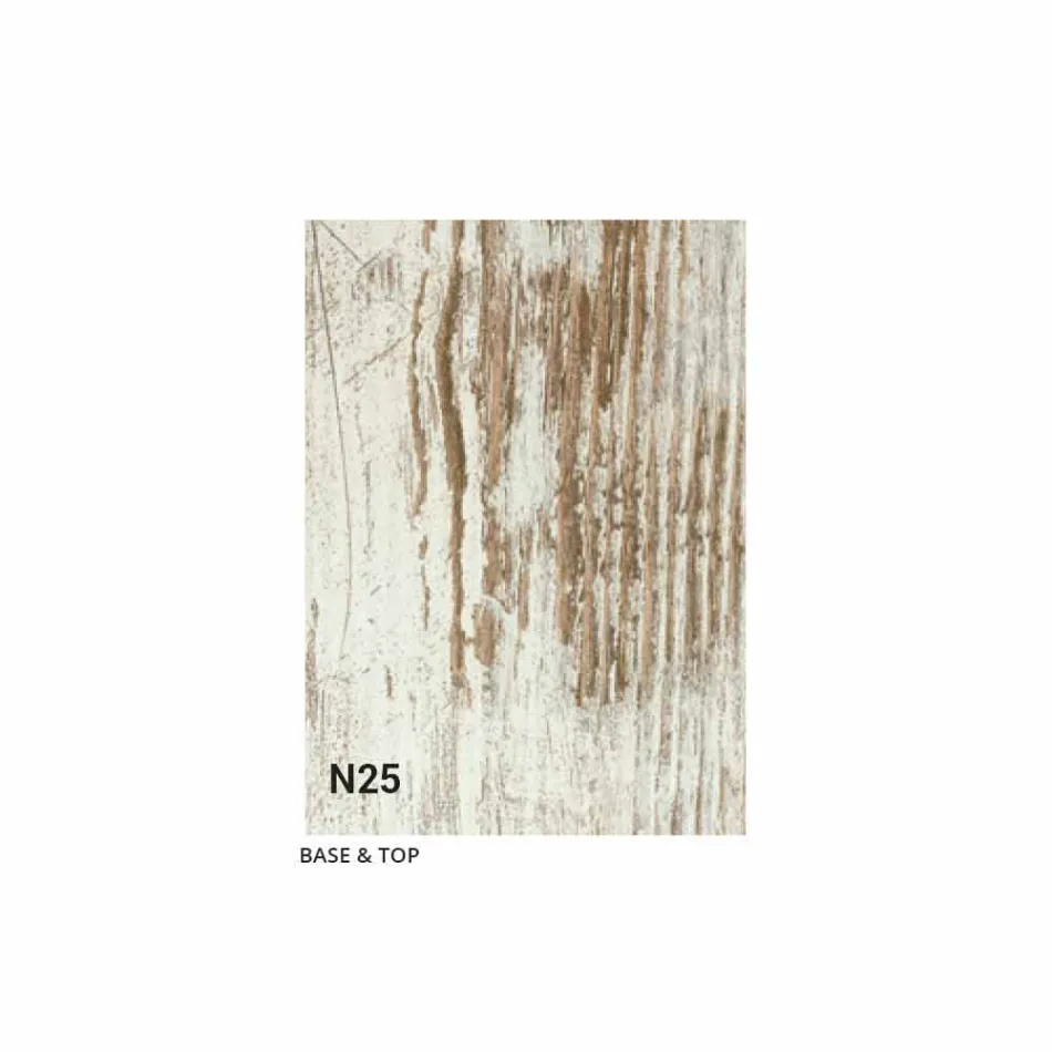 Konsolë e zgjatshme Deri në 290 cm me majë druri të prodhuar në Itali - Seregno Viadurini