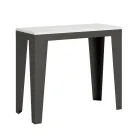 Konsolë e zgjatur deri në 300 cm në Mikrogrimca druri Made in Italy – Flamber Viadurini