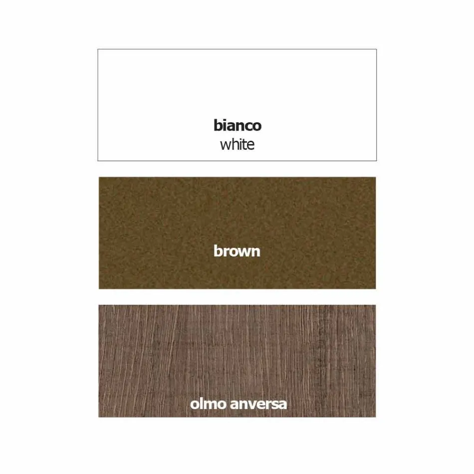 Konsolë e zgjatshme kristali me strukturë metalike prodhuar në Itali - Jod Viadurini