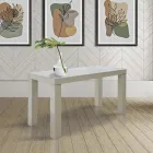 Konsolë e zgjerueshme në dru hiri me shtesa Prodhuar në Itali - Gandalf Viadurini