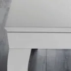 Konzollë e zgjatur në dru të ashpër të hirtë me gri gri - qukapiku Viadurini