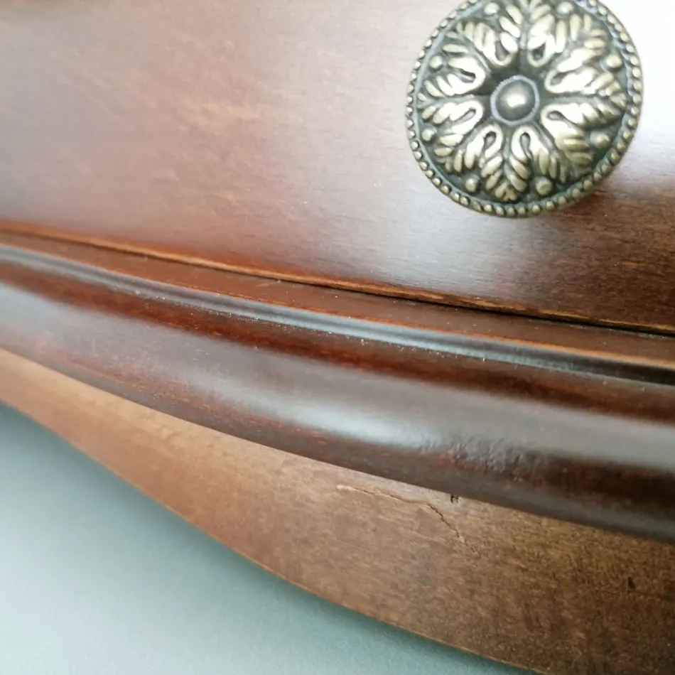 Konzola e varur Bassano Wood Prodhuar në Itali - Tinia Viadurini