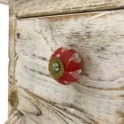 Konsol i punuar me dorë në Dru të Bredhit të Ngurtë Prodhuar në Itali - Carminia Viadurini