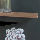 Konsolë me majë me efekt llaçi dhe bazë metalike Prodhuar në Itali - Timedio Viadurini