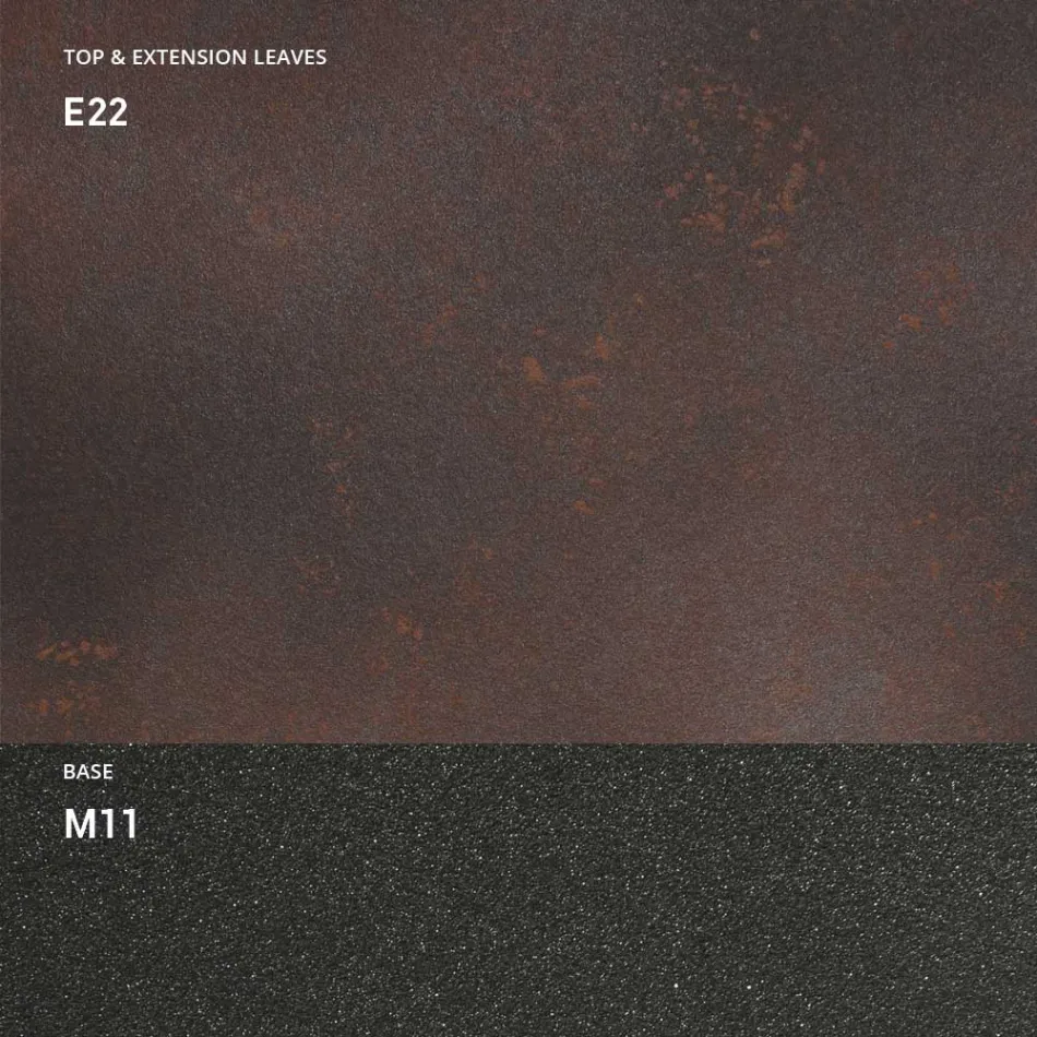 Konsolë me majë me efekt llaçi dhe bazë metalike Prodhuar në Itali - Timedio Viadurini