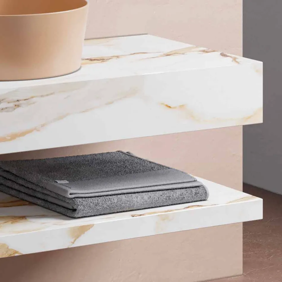 Konsola dhe rafti i banjës në Gres dhe lavamani në Vetrochina, 4 ngjyra - Rametina Viadurini