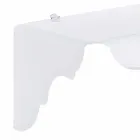 Konzollë e bardhë e montuar në mur me mur, e bërë në Itali Viadurini