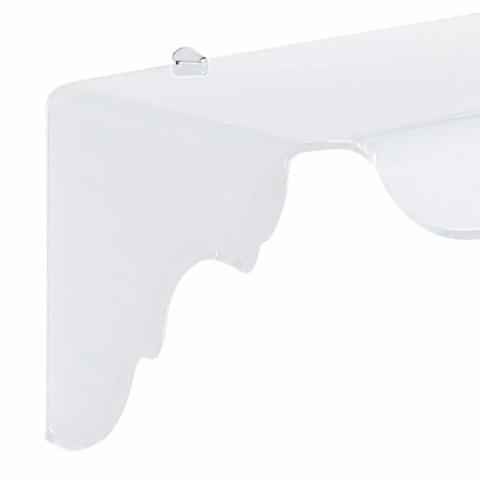 Konzollë e bardhë e montuar në mur me mur, e bërë në Itali Viadurini