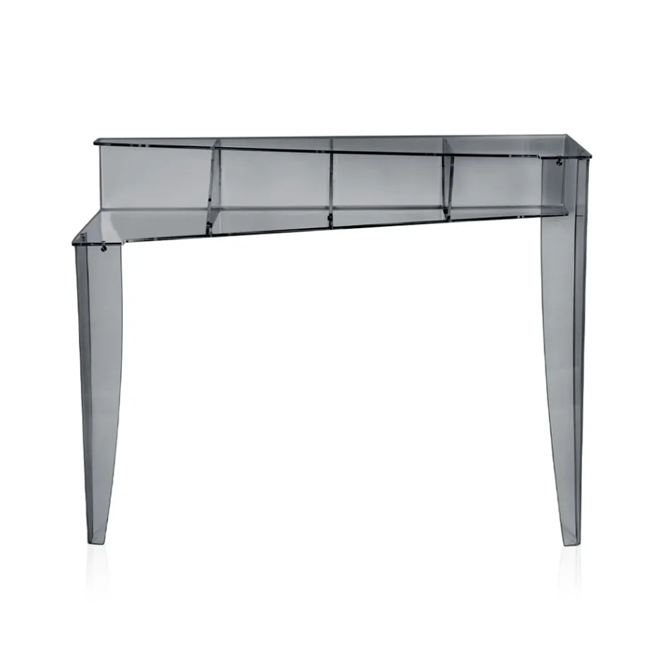 Konsolë fikse me 4 ndarje për ruajtjen e objekteve në PMMA Made in Italy - Aladdin Viadurini